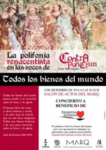 Todos los bienes del mundo. Concierto del Coro de Cámara Contrapuntum