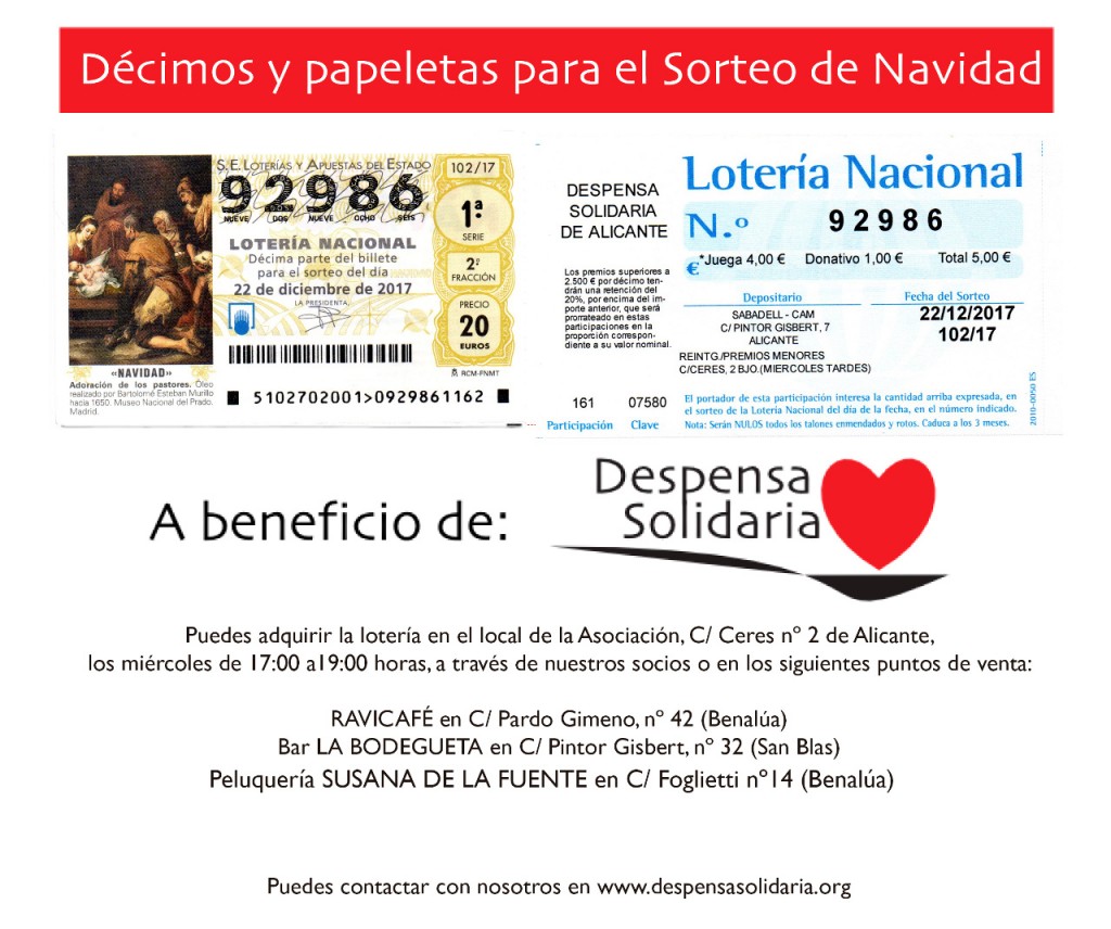 Cartel Lotería 2017