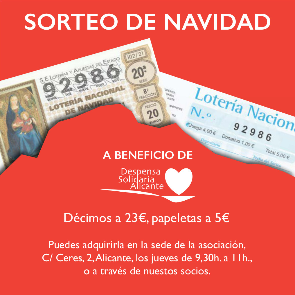 Cartel Lotería de Navidad 2021