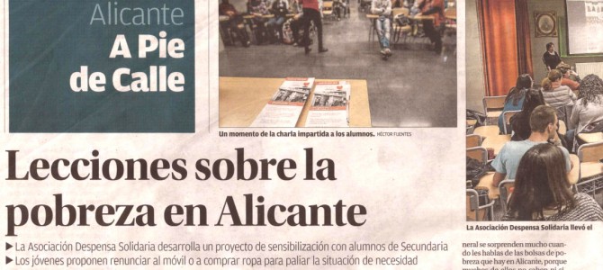 Lecciones sobre la pobreza en Alicante