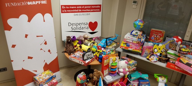 Fundación Mapfre colabora con nuestro Proyecto «Ningún niño sin juguete»